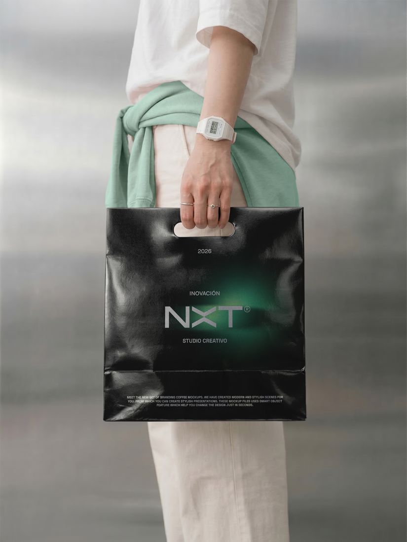 Bolsa de marca NXT, variante oscura