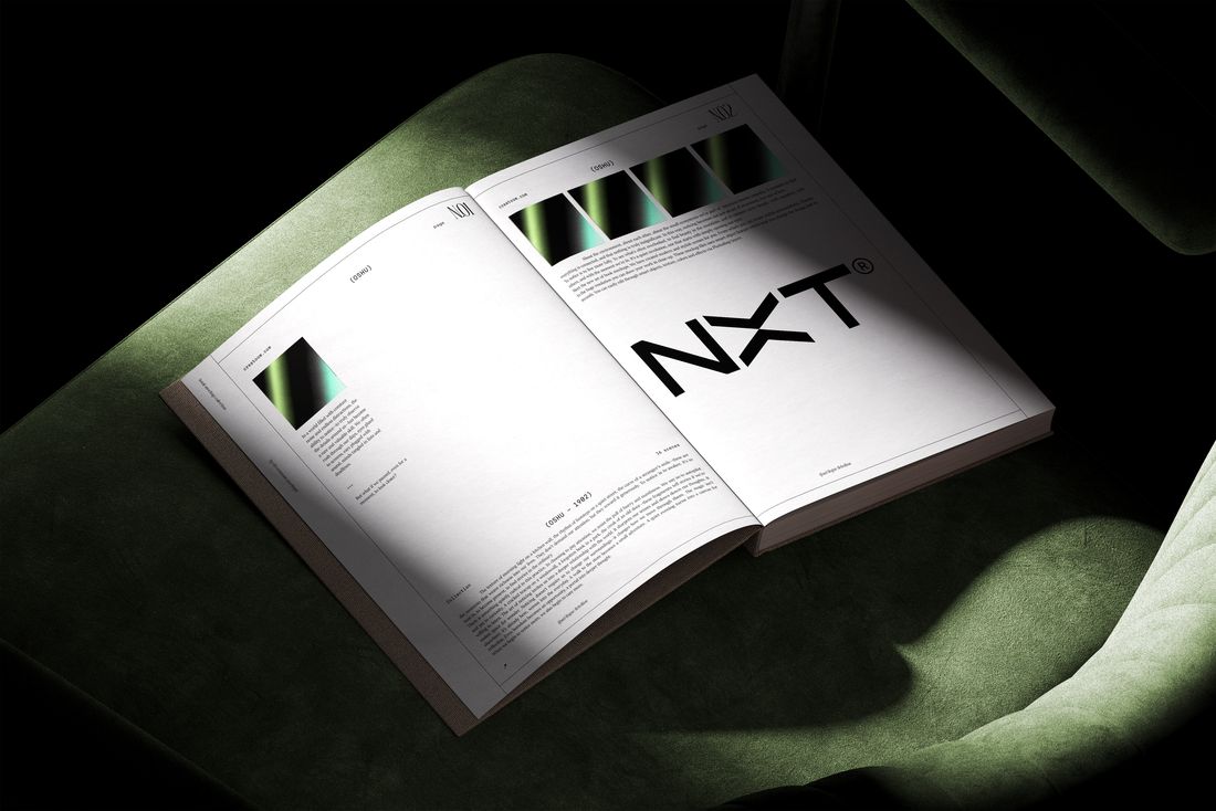 Pieza editorial de marca NXT